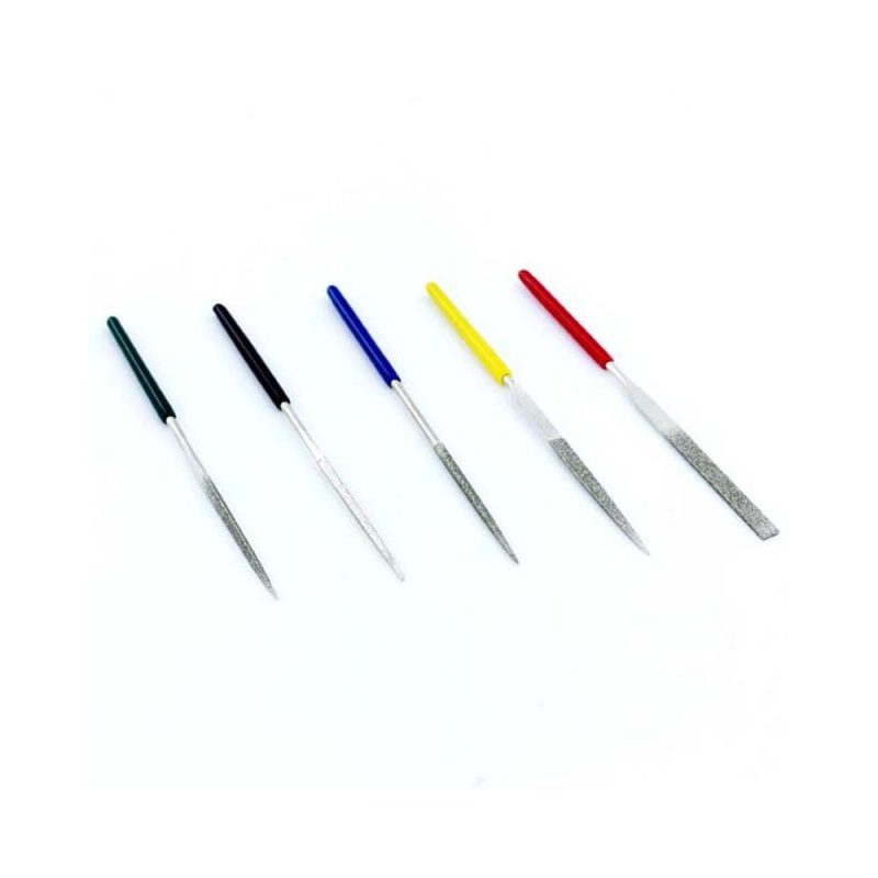 5pc 100mm Diamond File Set Modelcraft PFL6007