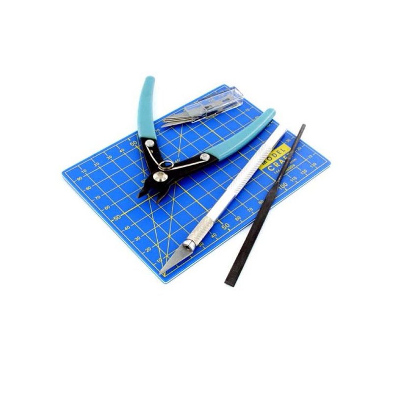 9pc Plastic Modelling Tool Set Modelcraft PTK1009