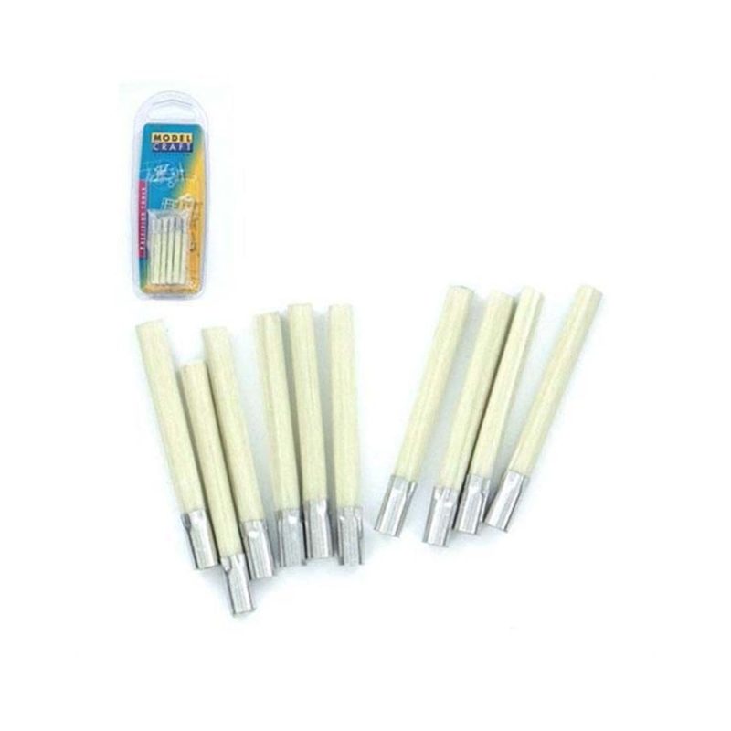 10 x 4mm Glass Fibre Refills Modelcraft PBU1019/2/10