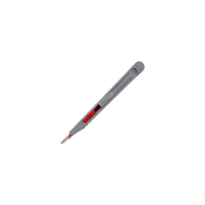 Retractable Safety Knife - No.15 Red Modelcraft PKN3216/15