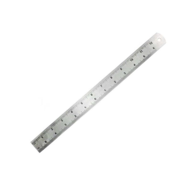 12" - 1/12 & 1/24Th Scale Steel Rule Modelcraft PRU3012
