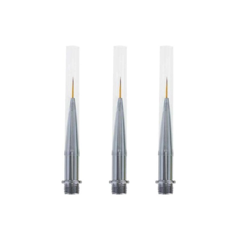 3x Super Fine Detail Brush Tips 7mm Modelcraft PPB1007
