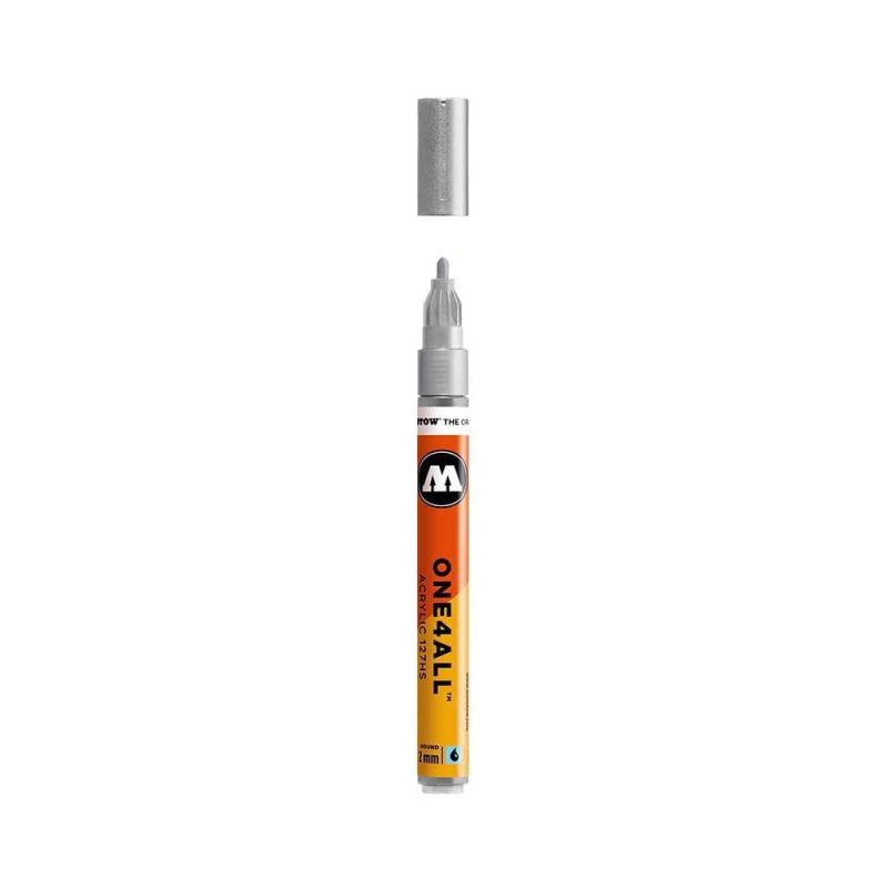 2mm 227 Metallic Silver Molotow M127305