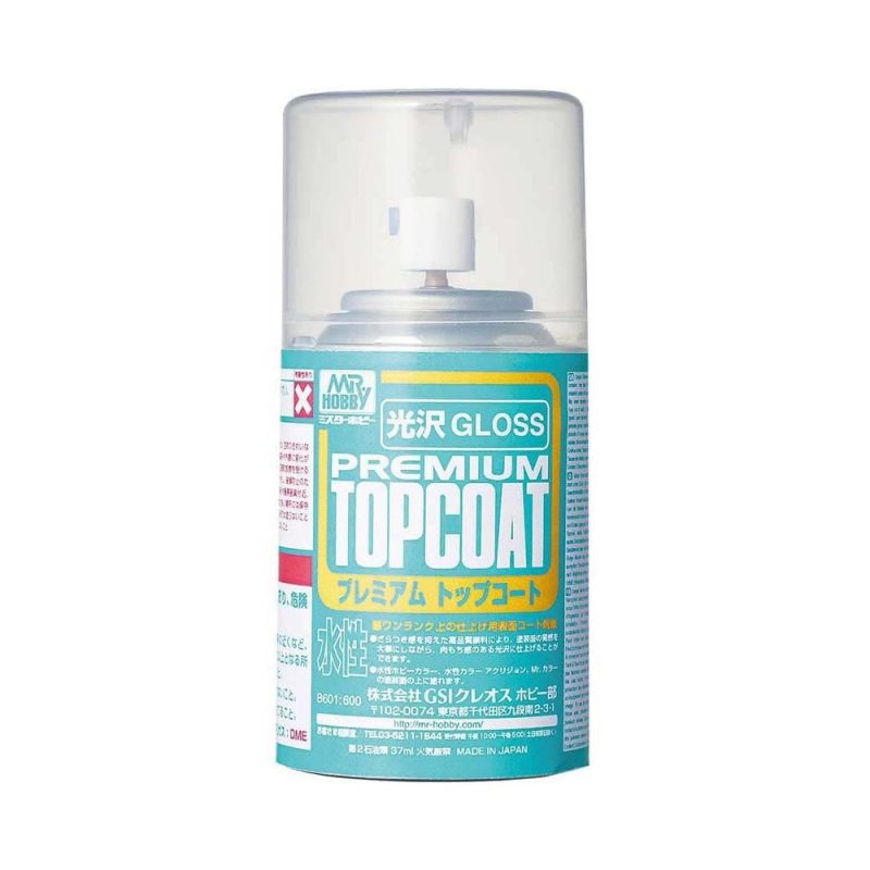 Mr Hobby - Mr Premium Top Coat Gloss Spray (88ml) B-601