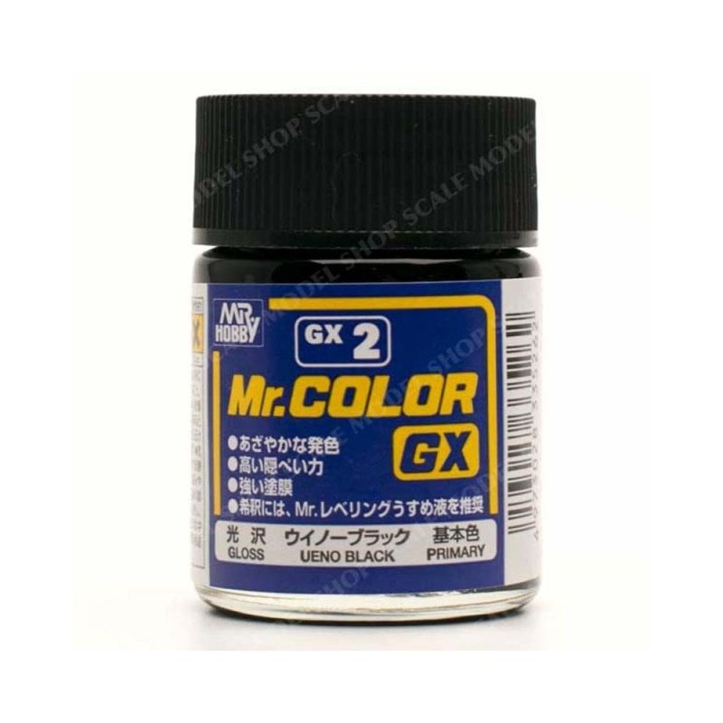 Mr Color - Ueno Black - GX Lacquer (18ml) GX-2