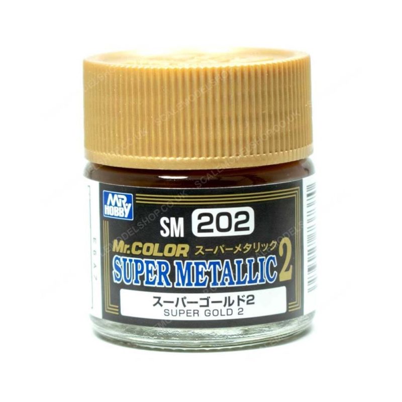Mr Hobby - Super Metallic II - 10ml Super Gold Mr Color | SM-202