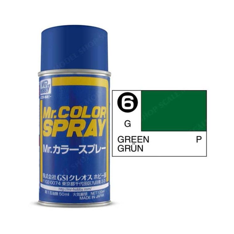 100ml Green Mr Color Spray S-006