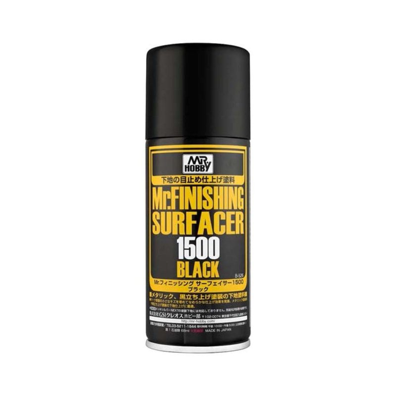 Mr Hobby - Mr Finishing Surfacer 1500 Black (170ml) B-526