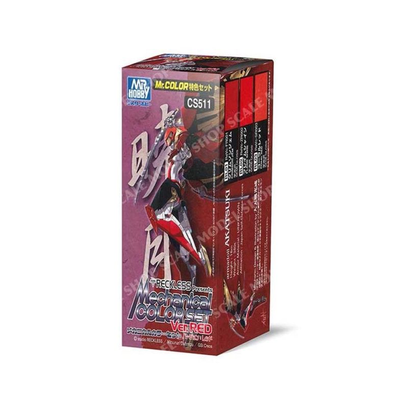 Mr Hobby - Mechanical Colour Set Ver.Red CS511