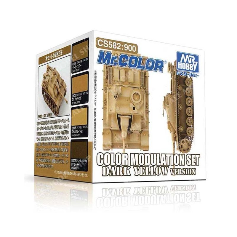 Mr Hobby - Dark Yellow Colour Modulation Set CS582