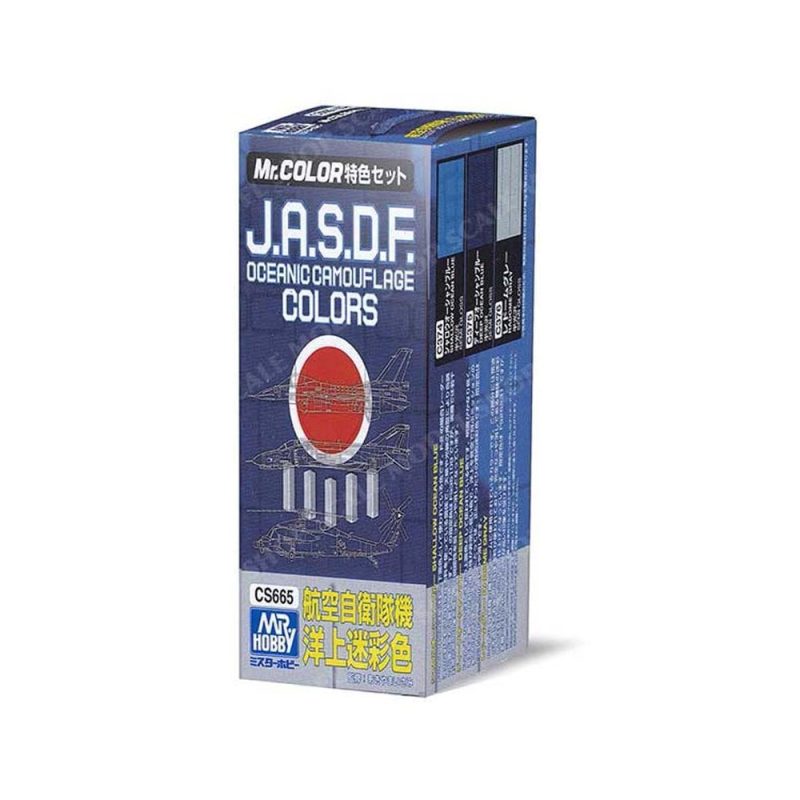 Mr Hobby - J.A.S.D.F. Oceanic Camouflage Color Set CS665