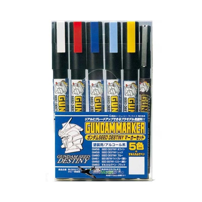 Mr Hobby - Gundam Seed Destiny Set (6 Pens) GMS-114