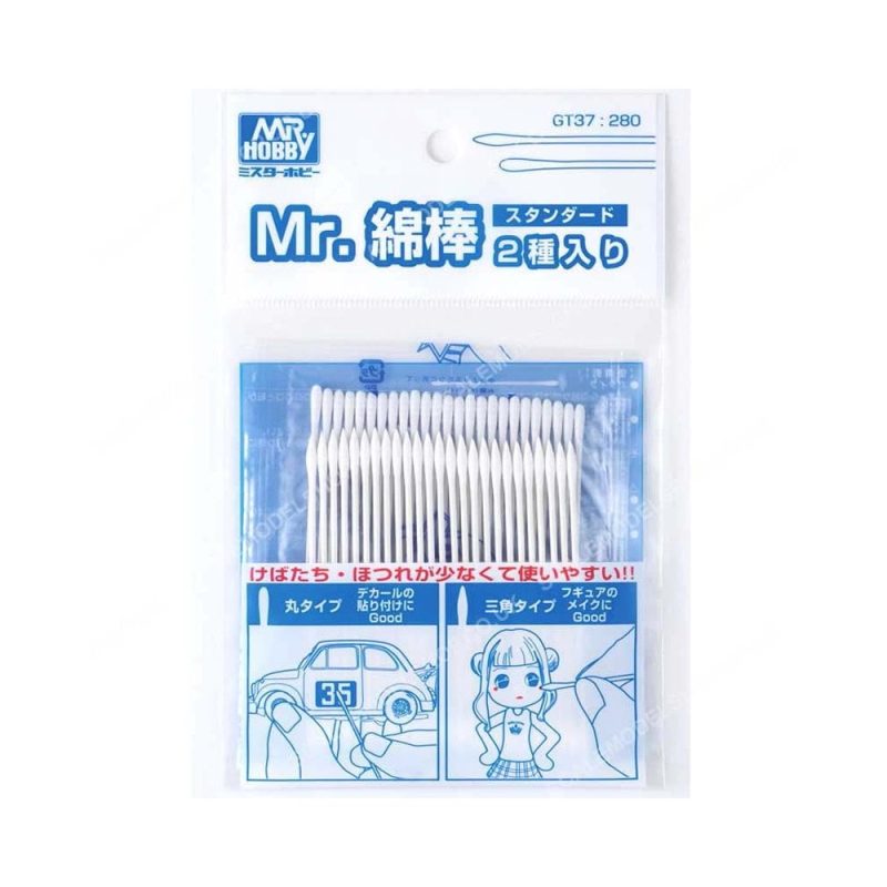 Mr Hobby Mr Cotton 25x Swab Set (Standard) | GT-37