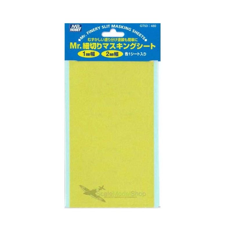 Mr Hobby 2pc Finely Slit Masking Sheet Set | GT-53