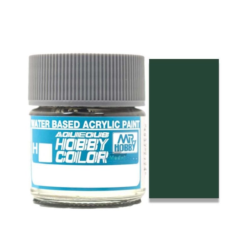 Mr Hobby Aqueous - Khaki Green Flat (10ml) H-080