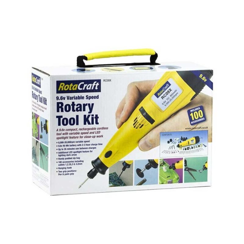 9.6V Variable Speed Rotary Tool Kit Rotacraft RC09X