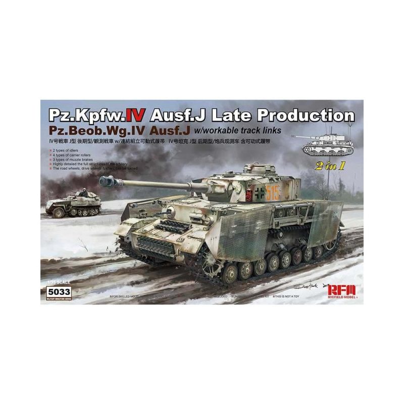 Rye Field Models Pz.Kpfw. IV Ausf. J Late Production (1/35) RM5033