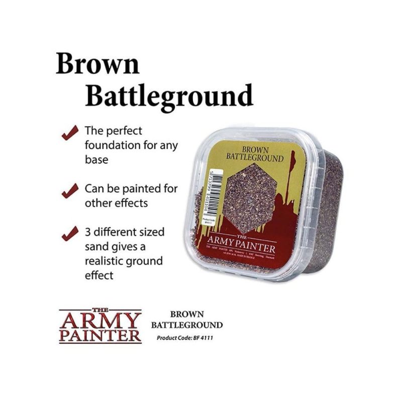 The Army Painter Battlefields: Basing Brown BF4111