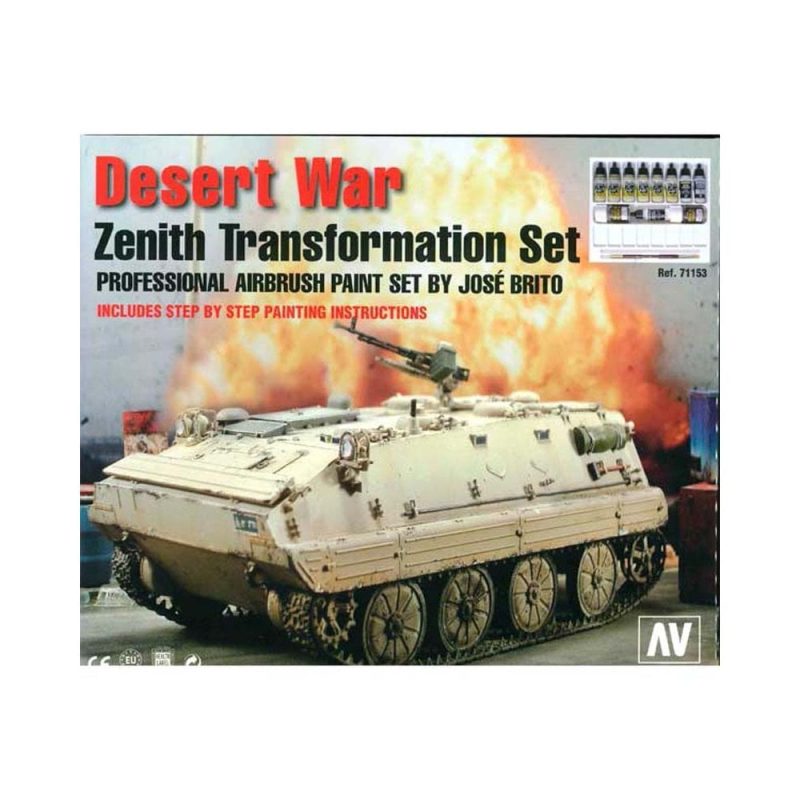 Vallejo Paint Set Desert War [Zenith Transformation] 71.153