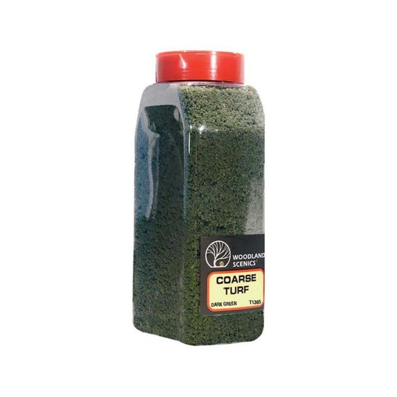 Woodland Scenics Dark Green Coarse Turf (Coarse) WT1365