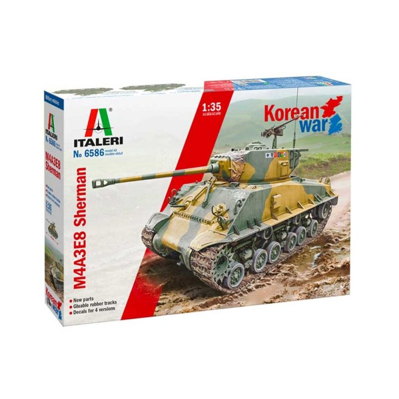 Italeri Sherman M4A3E8 - Korean War (1/35) 6586