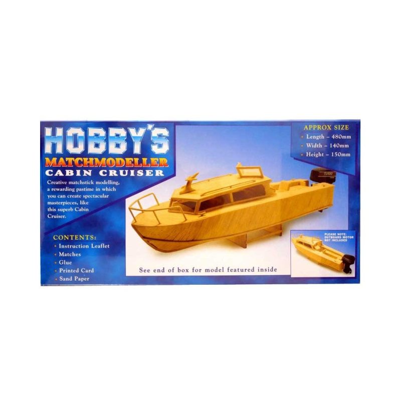 Matchbuilder Cabin Cruiser (Matchstick Kit)