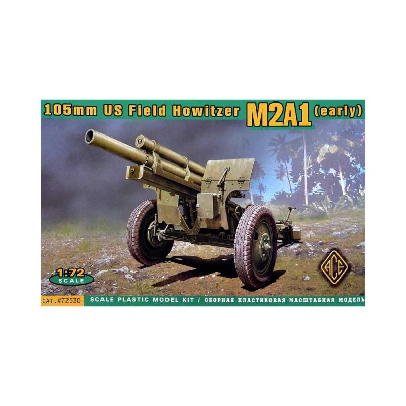 1/72 US 105mm Howitzer M2A1 (early production series) ACE Models 72530