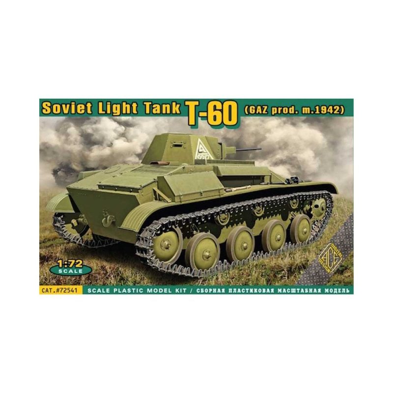 1/72 Russian T-60 light tank (GAZ prod., m.1942) ACE Models 72541