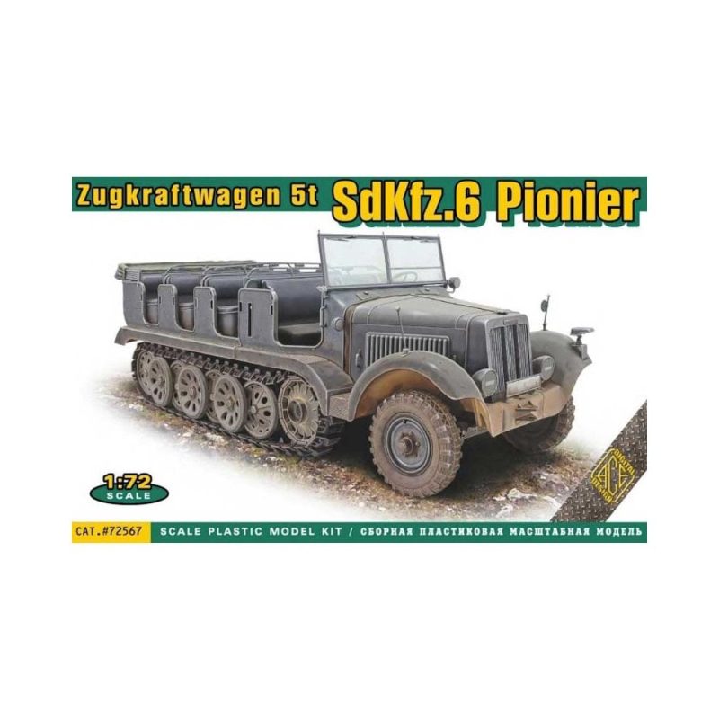 1/72 Zugkraftwagen 5t Sd.Kfz. 6 Pionier ACE Models 72567