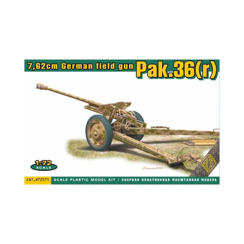 1/72 7,62—Åm German Field Gun Pak.36 ACE Models 72571
