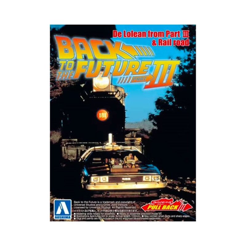 Aoshima DeLorean DMC-12 "Back to the Future III" (1/43) 05477