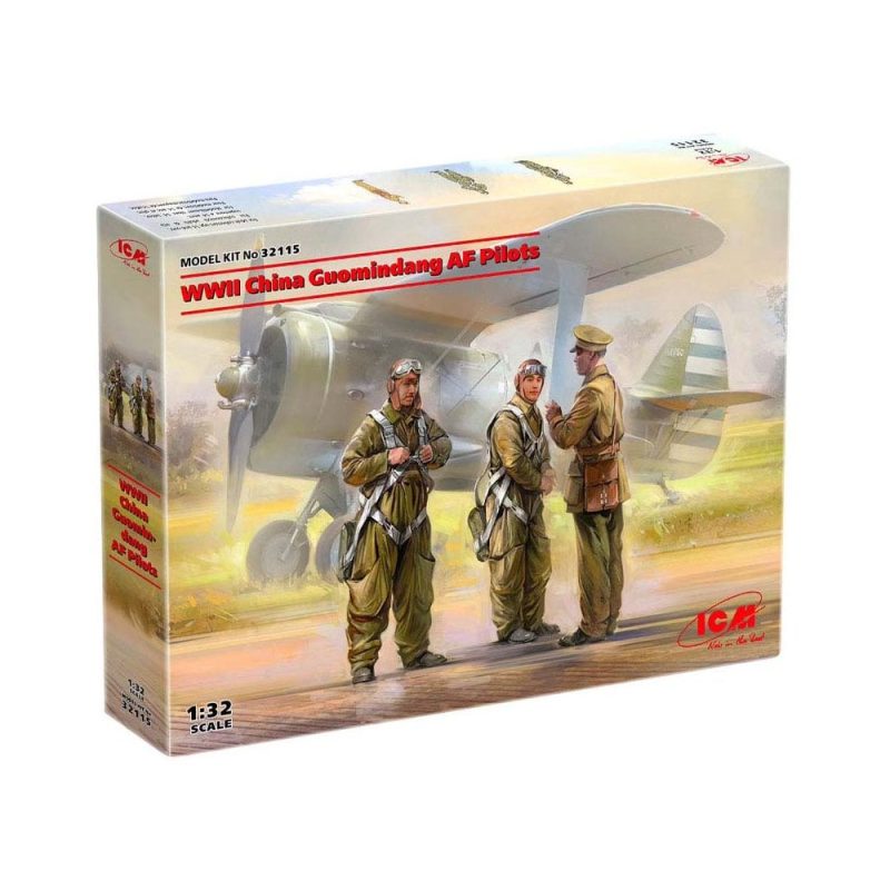 1/32 WWII China Guomindang AF Pilots ICM 32115