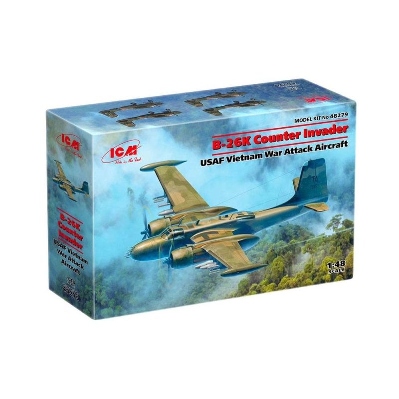 1/48 B-26K Counter Invader, USAF Vietnam War ICM 48279