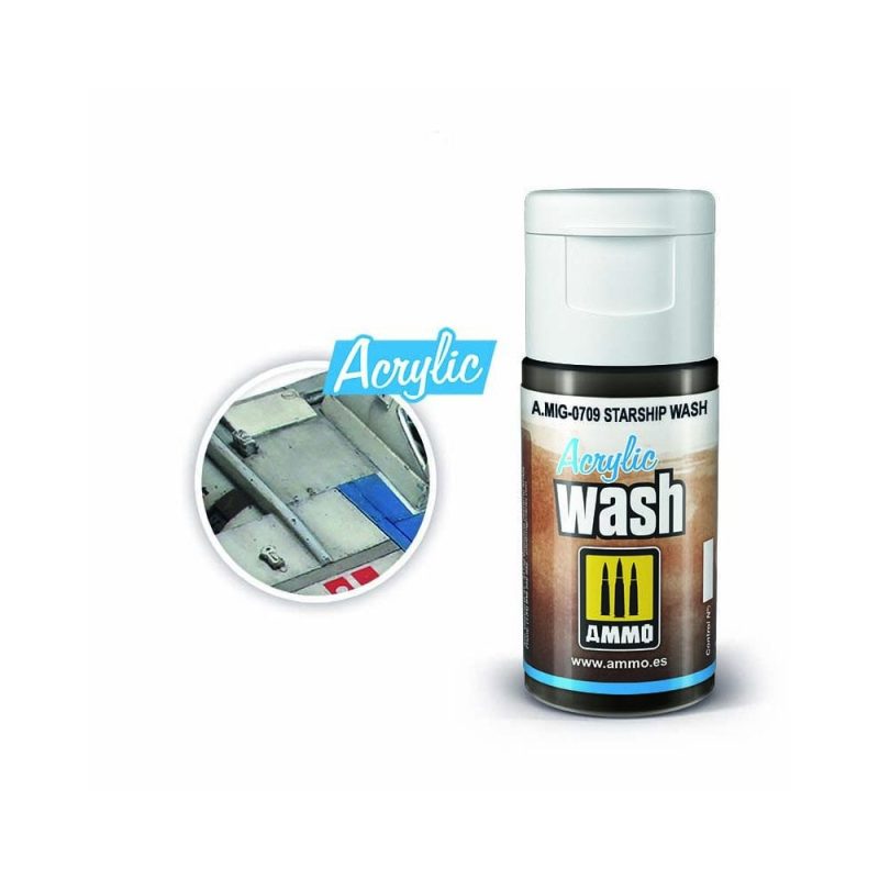 ACRYLIC WASH Starship Wash Ammo A.MIG-0709