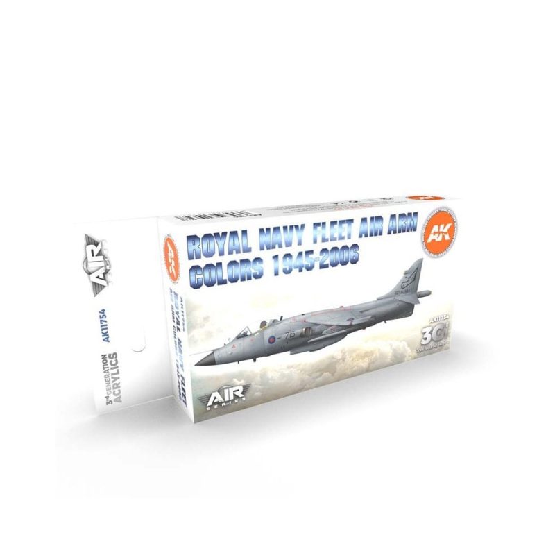 AK Interactive RN Fleet Air Arm Aircraft Colors 1945-2010 Set 3rd Gen Aircraft Series AK-11754