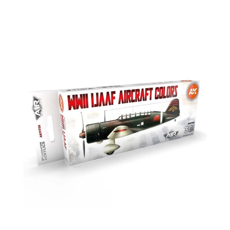 AK Interactive WWII IJAAF Aircraft Colors Set 3rd Gen Aircraft Series AK-11735