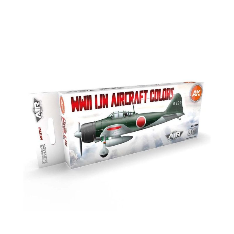 AK Interactive WWII IJN Aircraft Colors Set 3rd Gen Aircraft Series AK-11737