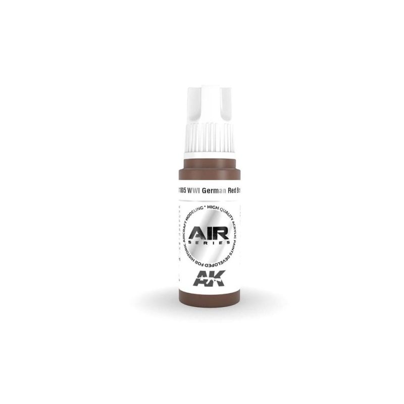 AK Interactive WWI German Red Brown 3rd Gen Aircraft Series (17ml) AK-11805