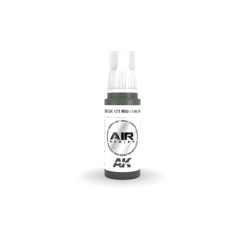 AK Interactive IJA #21 Midori iro (Green) 3rd Gen Aircraft Series (17ml) AK-11902