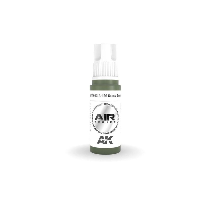 AK Interactive A-19f Grass Green 3rd Gen Aircraft Series (17ml) AK-11913