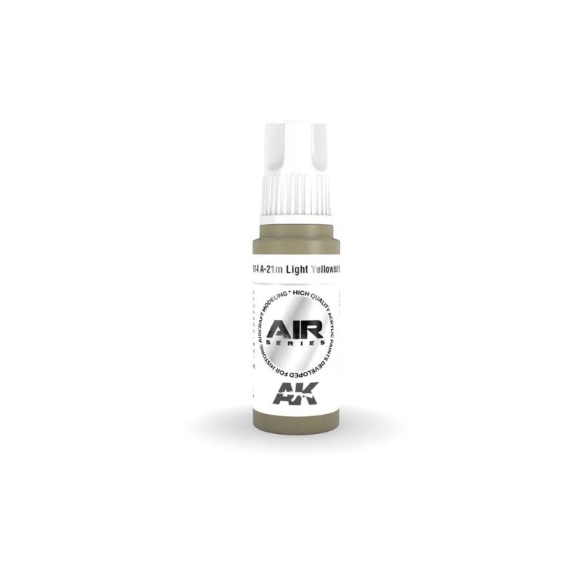 AK Interactive A-21m Light Yellowish Brown 3rd Gen Aircraft Series (17ml) AK-11914