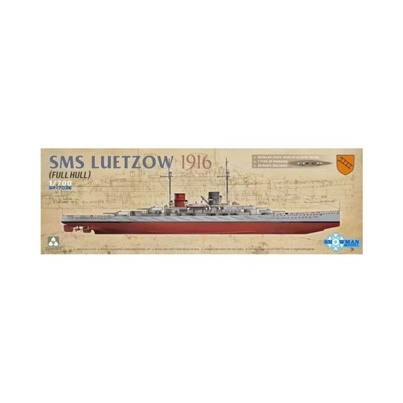 1/700 SMS Luetzow 1916 Full Hull Takom SP7036