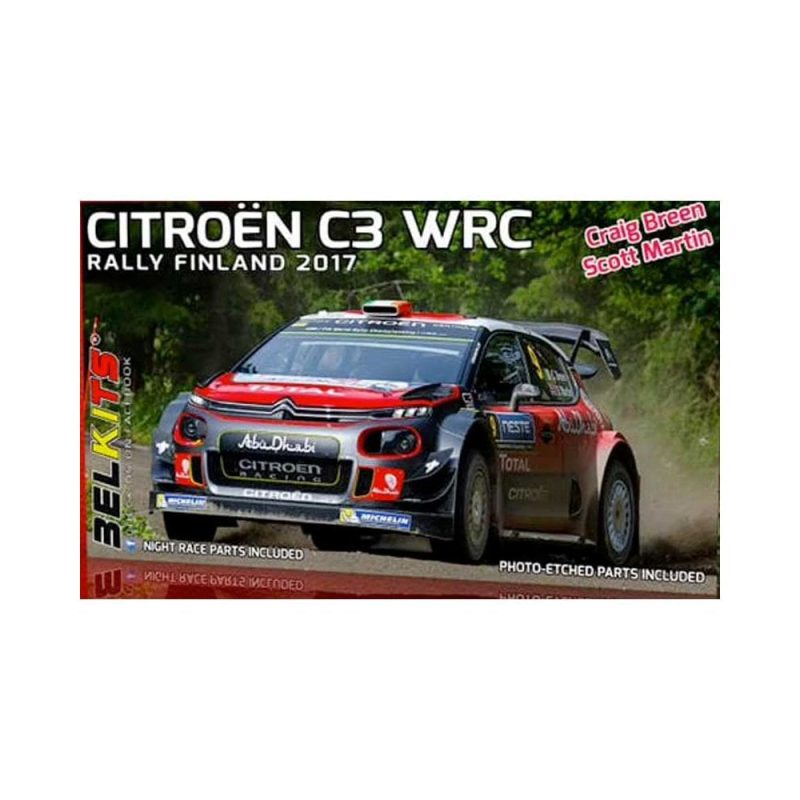 1/24 Citroen C3 WRC 2017 Rally Finland Bellkits 018