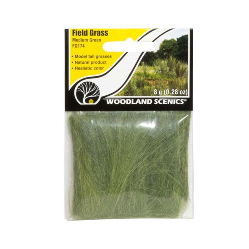Woodland Scenics Field Grass Medium Green (FG174)