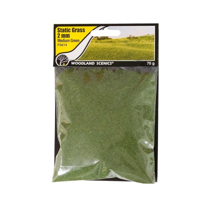 Woodland Scenics Static Grass Medium Green (2mm) WFS614