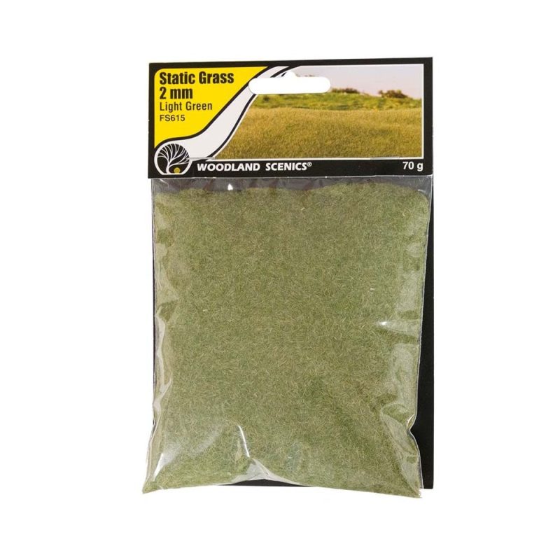 Woodland Scenics Static Grass Light Green (2mm) WFS615
