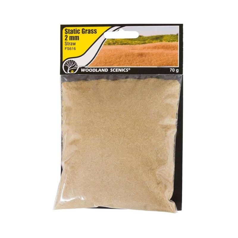 Woodland Scenics Static Grass Straw (2mm) WFS616