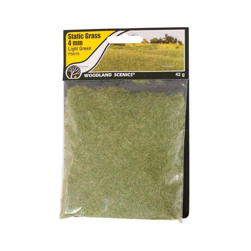 Woodland Scenics Static Grass Light Green (4mm) WFS619