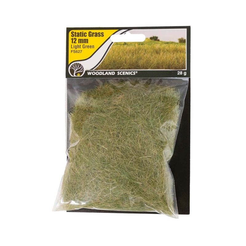 Woodland Scenics Static Grass Light Green (12mm) WFS627