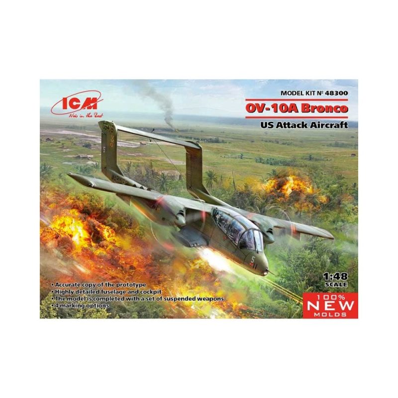 1/48 OV-10 Bronco US Attack Aircraft ICM 48300